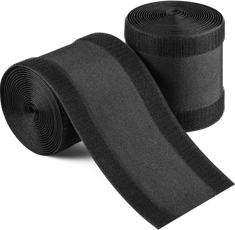 [Australia - AusPower] - Floor Cable Covers,20 Feet Cord Cover Wire Protector Velcro Cable Cover Wire Storage Cover Used to Protect The Cable and Prevent Tripping Over The Cords (Carpet) Carpet 