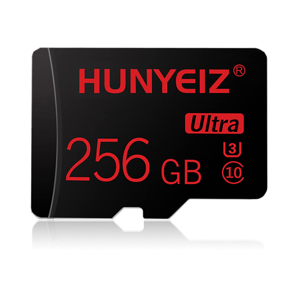 [Australia - AusPower] - 256GB Micro SD Card High Speed Micro SD Card Class 10 Memory Card for SmartPphone Tablet and Drone with Adapter 