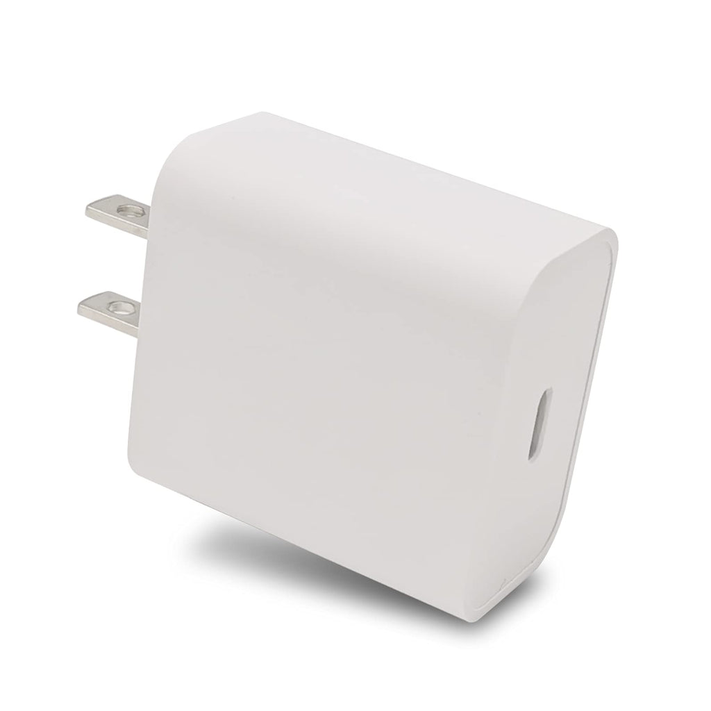 [Australia - AusPower] - PD USB Port C Power Adapter Charging Plug 18w USB C Appliance PD USB 3.0 for iPhone 12, 12 Pro,12 Pro Max, 12 Mini, 11pro, Se 2020 (White 