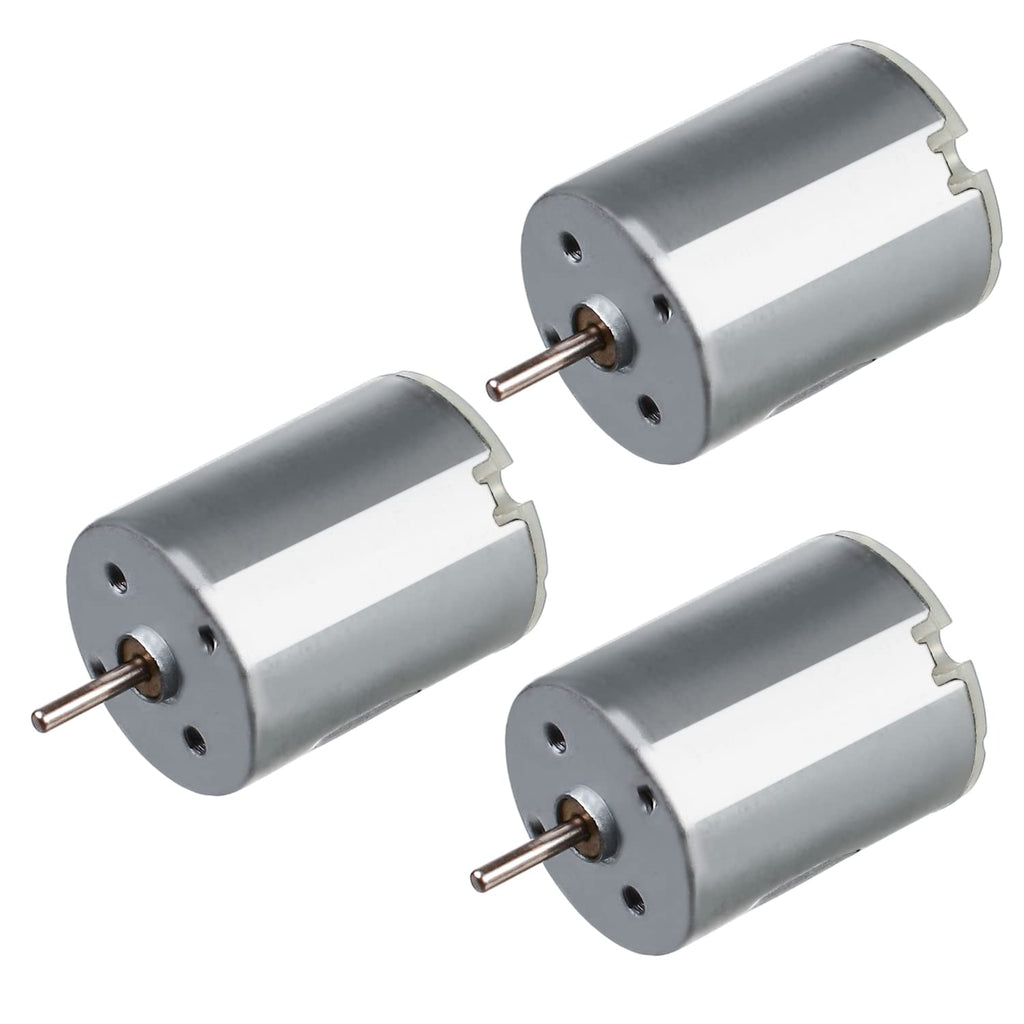 [Australia - AusPower] - Heyiarbeit 5pcs 7.2V 13500RPM DC Motor 45mm/1.42" Round Shaft Micro Electric Motor for Electronic Equipment DIY Model 0.38A 5pcs 