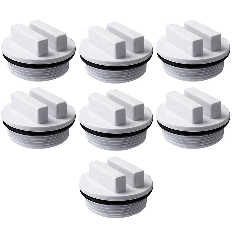 [Australia - AusPower] - BlueStars Ultra Durable SP1022C 1.5" Pool Plug with O-Ring Threaded for Winterizing Pools During Winter Season and for Most Hayward Pentair Pool Filter Drain Plug - Pack of 7 