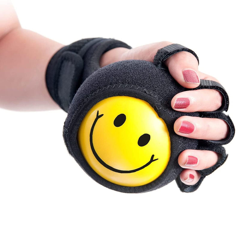 [Australia - AusPower] - Anti-spasticity Ball Splint Hand Finger for Hand Stroke Hemiplegia Finger Recovery Spasm Dystonia Hemiplegia Finger Training Hand Functional Impairment for Children and Men and Women Small 