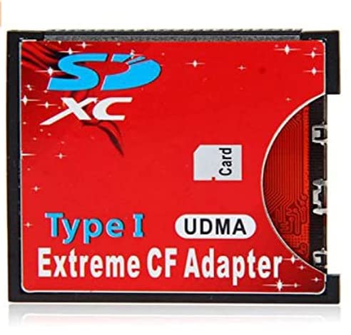 [Australia - AusPower] - SDHC SDXC to CF Compact Flash Memory Card Adapter Reader Type I CF to SD Card Converter 