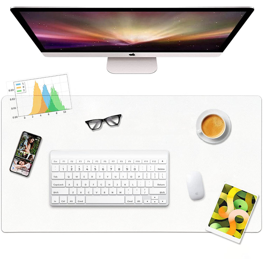 [Australia - AusPower] - Clear Desk Pad, Aisakoc 23.6''x15.8'' 1.5mm Thick PVC Soft Transparent Desk Writing Mat for Desktop - Round Edges Desk Protector (23.6 x 15.8 Inch) Clear 23.6''x15.8'' 