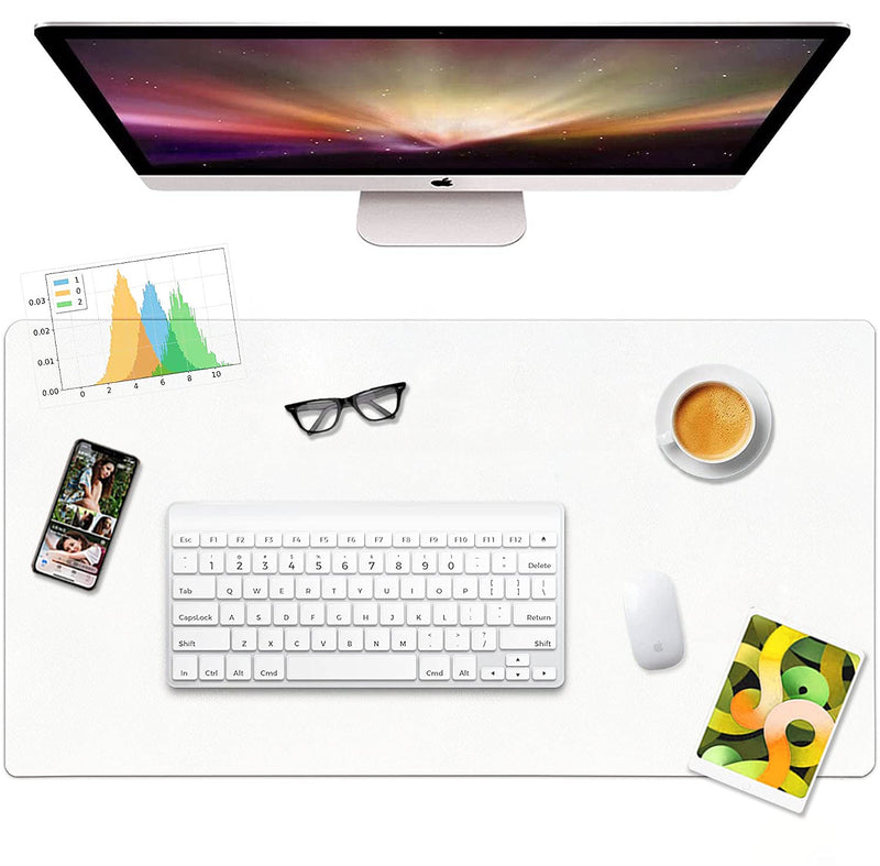 [Australia - AusPower] - Clear Desk Pad, Aisakoc 23.6''x15.8'' 1.5mm Thick PVC Soft Transparent Desk Writing Mat for Desktop - Round Edges Desk Protector (23.6 x 15.8 Inch) Clear 23.6''x15.8'' 