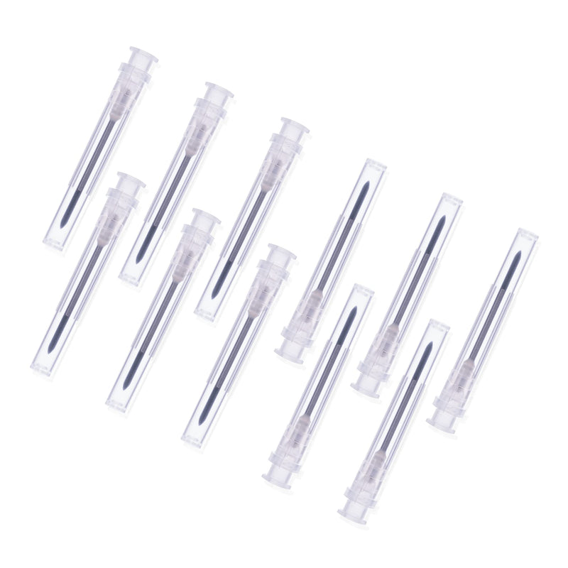 [Australia - AusPower] - 100PACK 16G 32mm Disposable Stainless Steel Tube Individually Wrapped 