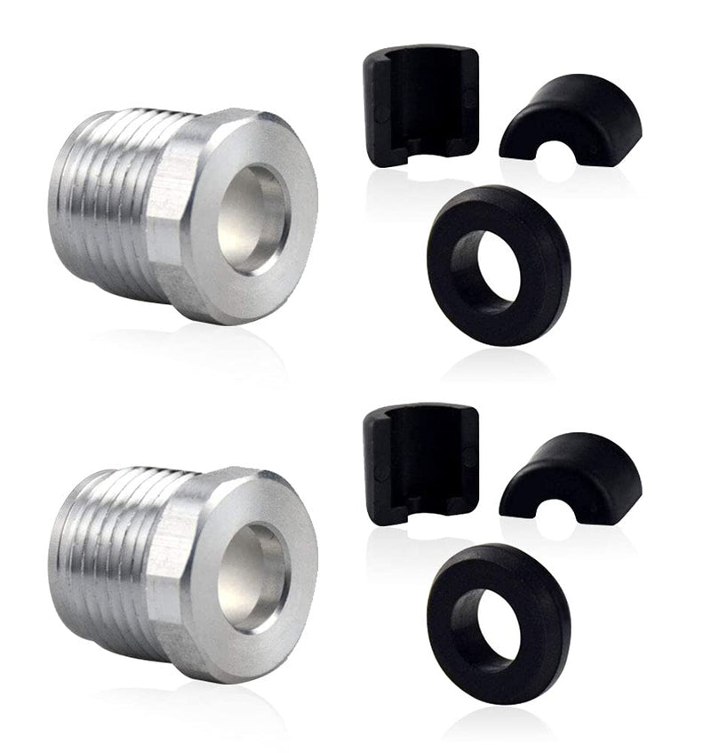 [Australia - AusPower] - Huthbrother 2 Set 277001729 277001527 Steering Reverse Aluminum Cable Lock Nut Kit, Compatible with Sea Doo 293830063 277000055 211100009 