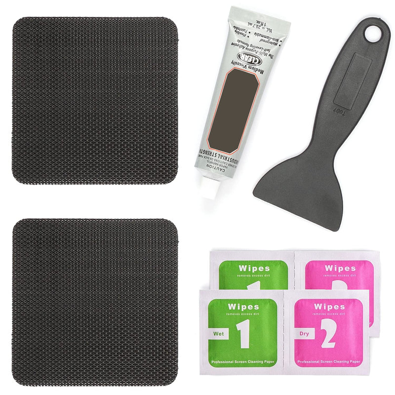 [Australia - AusPower] - ifeolo Trampoline Patch Repair Kit 4"X 4" Square On Patches | Repair Trampoline Mat Tear or Hole in a Trampoline Mat 2 Piece 