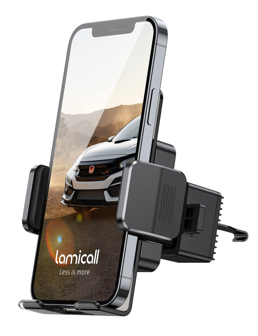[Australia - AusPower] - Car Vent Phone Mount Holder - Lamicall [2022 Upgraded] Universal Air Vent Cell Phone Cradle Stand with Adjustable Clip for iPhone 13 12 11 X XR XS Pro Max Mini 8 7 6 Plus and More 4.7-6.8'' Smartphone 