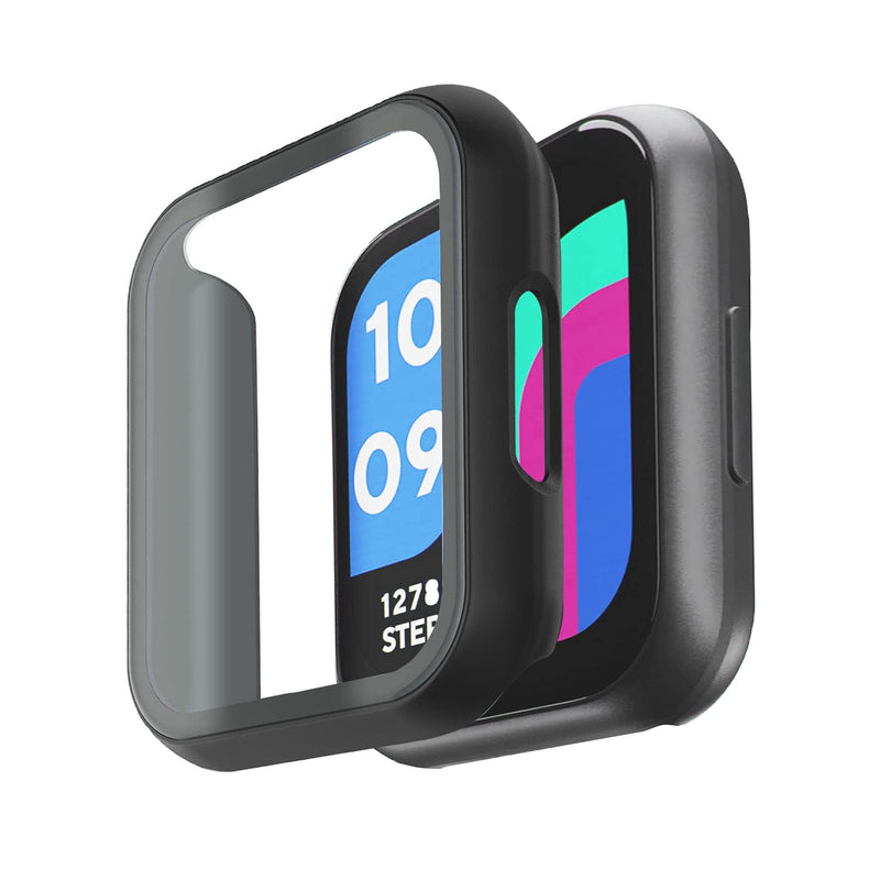 [Australia - AusPower] - TUDIA Full Coverage Protective Case Compatible for Wyze Smart Watch 47mm, Tough Full Body Case with Screen Protector Hard PC Bubble-Free Anti Fingerprint Clear Case Cover 
