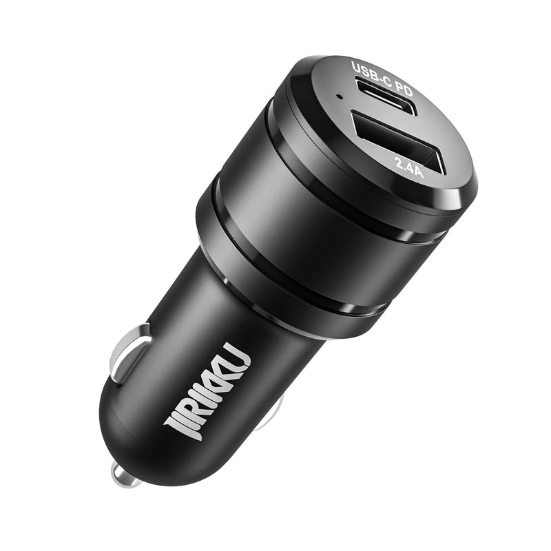 [Australia - AusPower] - USB C Car Charger,Efficient Heat Dissipation 32w PD&QC 3.0 Fast JIRIKKU Type-c Car Charger Compatible Apple iPhone,ipad,Android,Tablet,Dash Cam,Other USB Devices 
