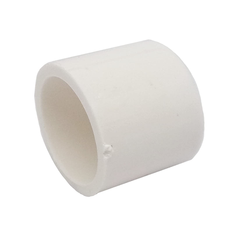 [Australia - AusPower] - 40pcs White PVC Cap Bushing Pipe Fitting, External End Caps Furniture Grade Pipe Plug,for Home or Industrial Use(1/2Inch) 1/2Inch 
