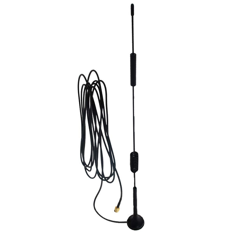 [Australia - AusPower] - Bettomshin 1Pcs 9.9 Inch GSM GPRS WCDMA 2G 3G Magnetic Base Male Antenna, 700-2700Mhz 7DB for Wireless Vedio Security, Backup Camera Surveillance Recorder Truck Trailer Rear View Reversing Monitor 3m TS-9 