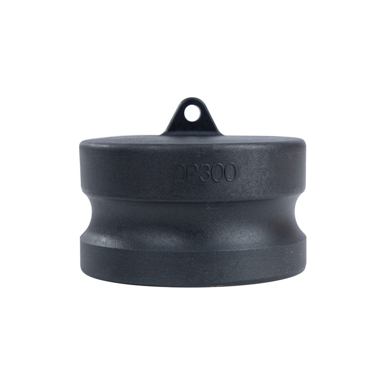 [Australia - AusPower] - Quafwia 2 pcs Polypropylene Camlock Fittings (3" Part DP) cam groove hose fitting camlock fittings, Dust Plug camlock fitting (3") 3 Inch 