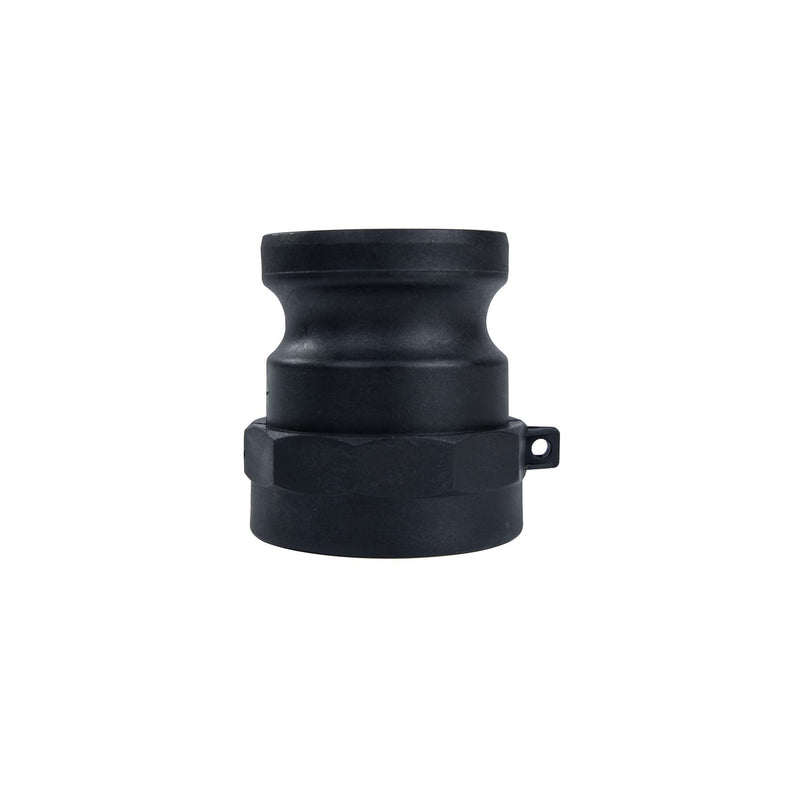 [Australia - AusPower] - Quafwia 2 pcs Poly cam lock fittings (2" Part A) Cam & Groove Hose Fitting cam lock fittings, Male Aadapter x Female NPT Thread Polypropylene Camlock Fittings (2“) 2“ 