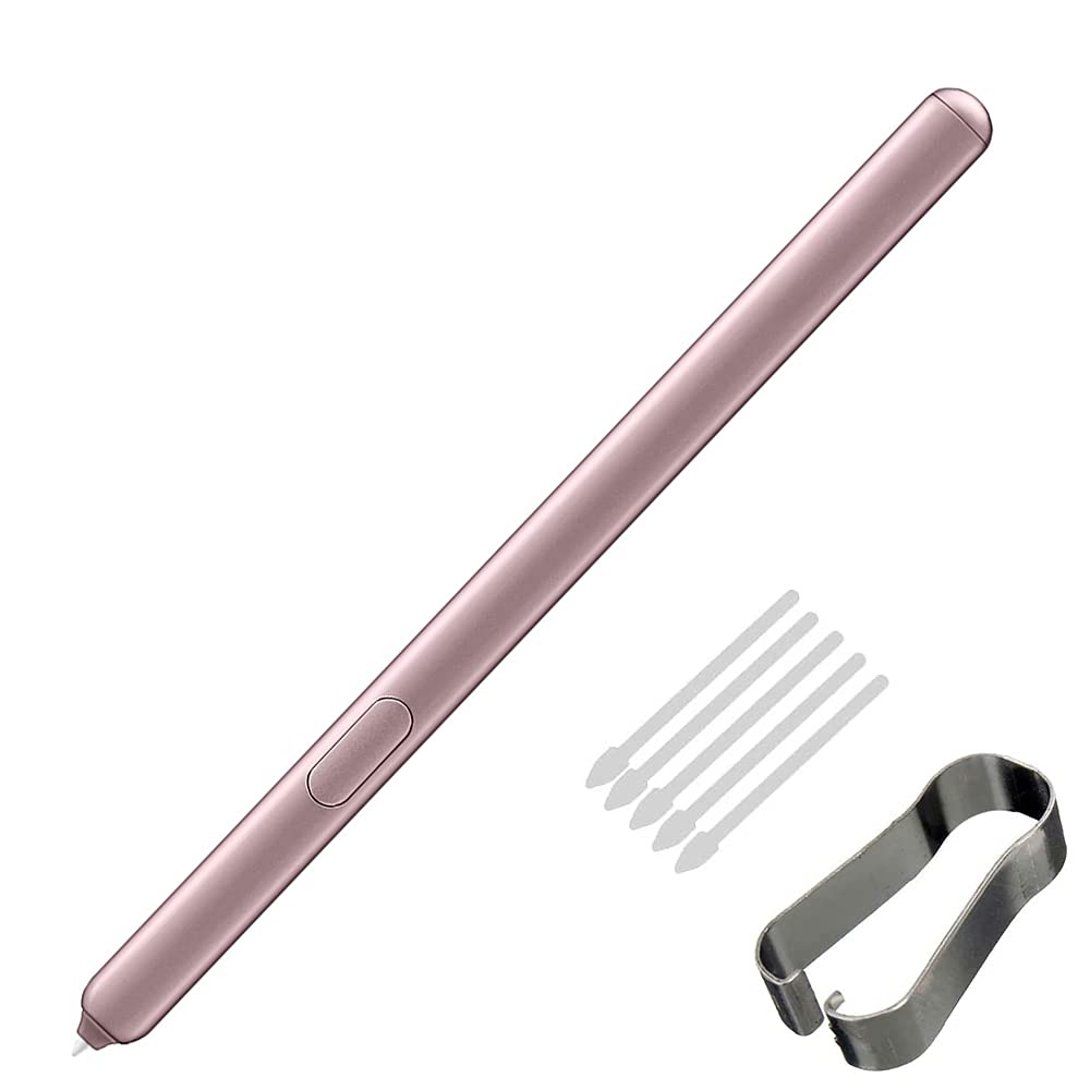 [Australia - AusPower] - SLAUNT Galaxy Tab S6 Stylus Pen Replacement Stylus S Pen (Without Bluetooth) Compatible with Samsung Galaxy Tab S6 SM-T860 T865 /Tab S6 Lite Stylus Touch S Pen + Tips/Nibs (Rose) Rose 