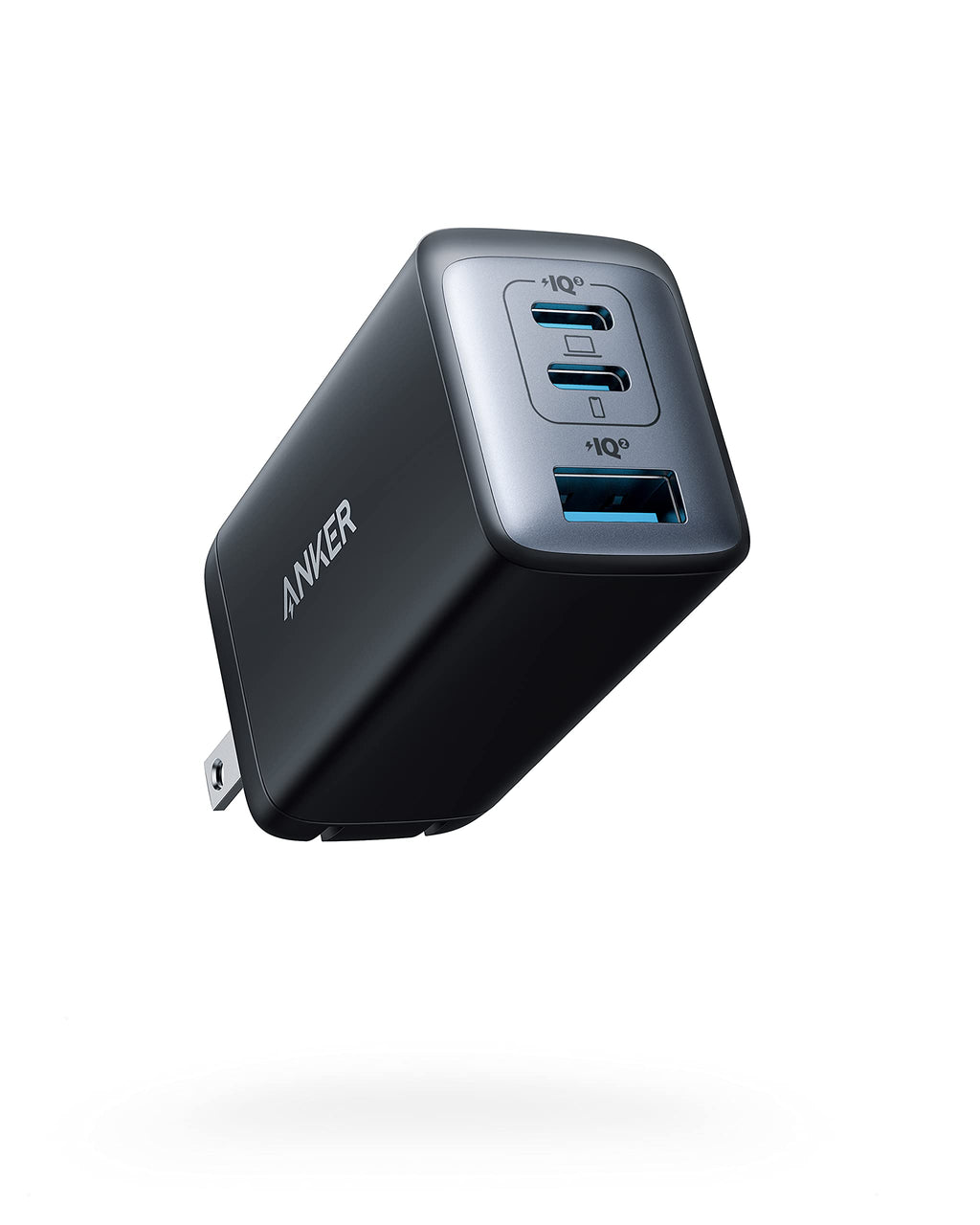 [Australia - AusPower] - Anker USB C Charger, 735 Charger (Nano II 65W), PPS 3-Port Fast Compact Foldable Wall Charger for MacBook Pro/Air, iPad Pro, Galaxy S20/S10, Dell XPS 13, Note 20/10+, iPhone 13/Pro, Pixel, and More 