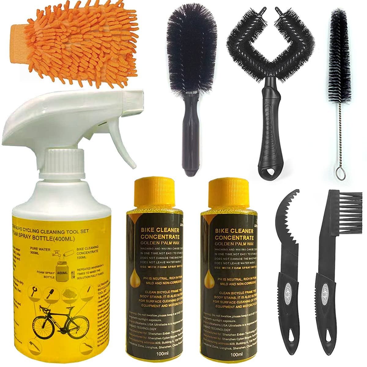 Bike Cleaner Concentrate, Bicycle & Motorcycle Cleaning