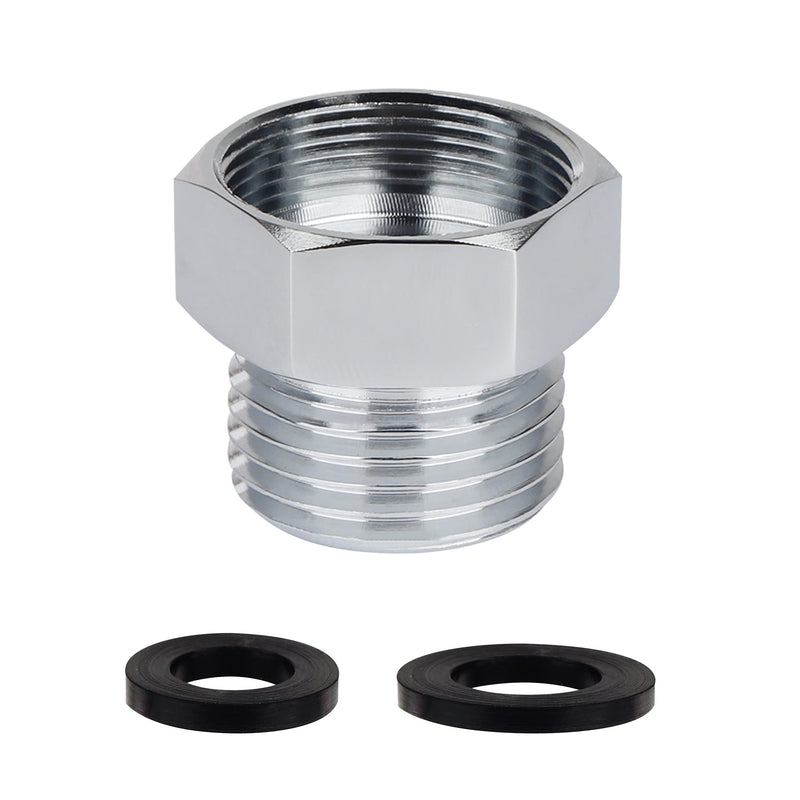[Australia - AusPower] - TCEUMIK Faucet Adapter Kit Female M22x1 to Male 1/2’’ NPT SUS 304 Stainless Steel Constructed Faucet Pipe Fitting Aerator Adapter Suitable for Commercial Faucet Parts Garden hose 