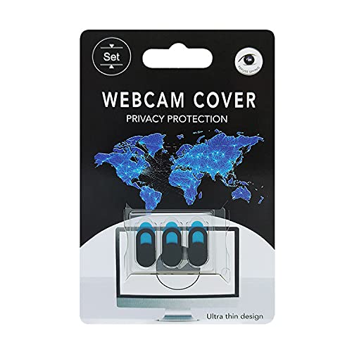 [Australia - AusPower] - Webcam Privacy Camera Cover Slider, Ultra Thin Design, Privacy Protection, Black (HCY-X003WH50) 