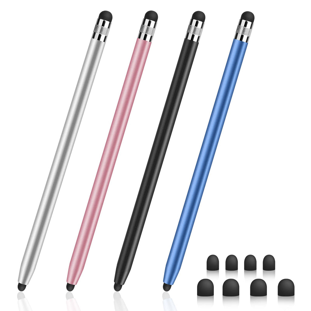 [Australia - AusPower] - Stylus for Touch Screens, Digiroot 4-Pack Stylus Pens High Sensitivity & Precision Capacitive Stylus for iPhone/ iPad Pro/ Tablets/ Samsung/ Galaxy/ PC 