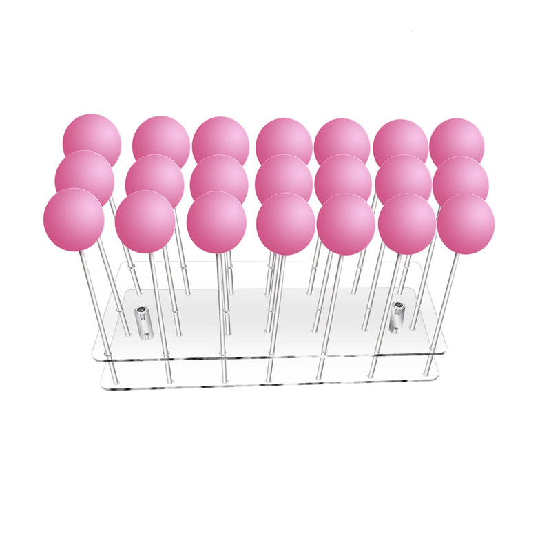 [Australia - AusPower] - Cake pop Stand,21 Hole Clear Acrylic Lollipop Holder, Lollipop Sticks Weddings Baby Showers Birthday Parties Anniversaries Halloween 