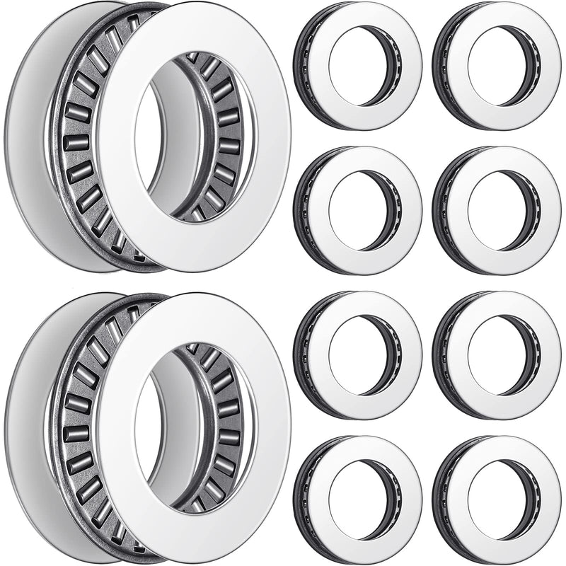 [Australia - AusPower] - 10 Sets Thrust Needle Roller Bearings with Washers 0.75 Inch Bore 1.25 Inch OD Industrial Bearing with Nice Load Carrying Capacity and Stiffness NTA1220 2TRA Thrust Needle Roller Bearing 