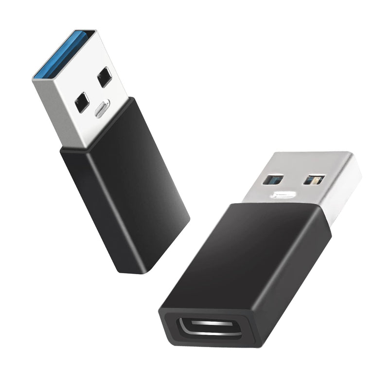 [Australia - AusPower] - USB C Female to USB A Male Adapter, Type C to USB 3.0 Charger Cable Adapter for Phone 11 12 13 Pad Mini Air Pro, Galaxy 10/20 S21/S20, Pixel 5 4 3 XL and More 