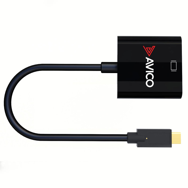 [Australia - AusPower] - USB C to VGA Adapter – 1080P @ 60hz – Male to Female – for Monitors, TVs, PCs, MacBooks, Projectors – Thunderbolt Compatible 