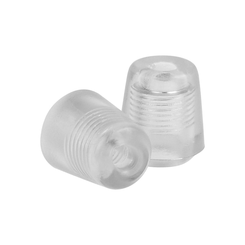 [Australia - AusPower] - Beautyflier 1 Pair Silicone Replacement Ear Tip Earbud for Littmann Stethoscope (Clear) Clear 