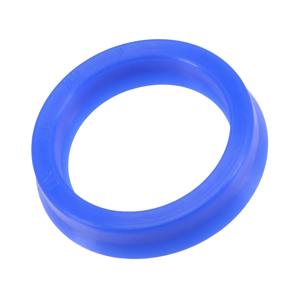 [Australia - AusPower] - MECCANIXITY UN Radial Shaft Seal 25mm ID x 32mm OD x 7mm Width PU Oil Seal, Blue Pack of 5 