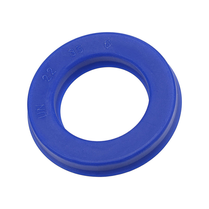 [Australia - AusPower] - MECCANIXITY UN Radial Shaft Seal 22mm ID x 35mm OD x 6mm Width PU Oil Seal, Blue Pack of 5 22x35x6mm 