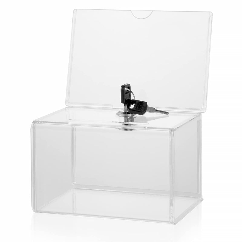 [Australia - AusPower] - Polmart Acrylic Display & Collection Box with Sign and Lock 