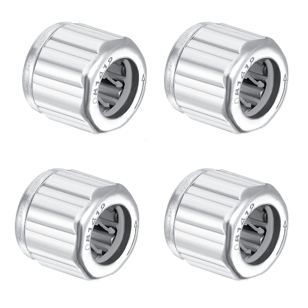 [Australia - AusPower] - 4 Pieces Needle Roller Bearings, One Way Bearing, 8mm Needle Bearings Bore 14mm OD 12mm Width, High Load Carrying Capacity and Stiffness 