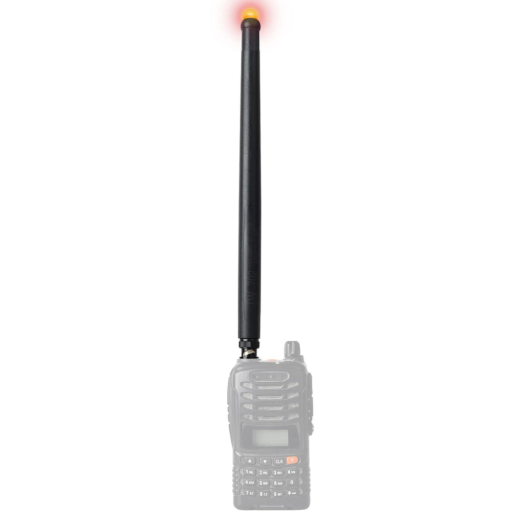 [Australia - AusPower] - TC-702 BNC Dual Band LED Light Handheld Walkie Talkie Antenna VHF/UHF 136-174MHz 400-470MHz 2-Way Radio Antenna for Uniden BC72XLT BC75XLT BC125AT ICOM IC-A14 IC-V80 