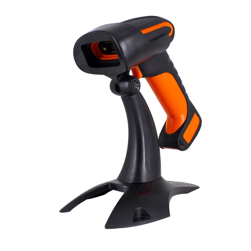 [Australia - AusPower] - Symcode Wireless 2D Bluetooth Barcode Scanner with Stand, 3 in 1 Bluetooth & 2.4GHz Wireless & USB Wired Connection, Industrial Dustproof and Waterproof, QR Image Bar Code Reader with Vibration Alert 2D Scanner 