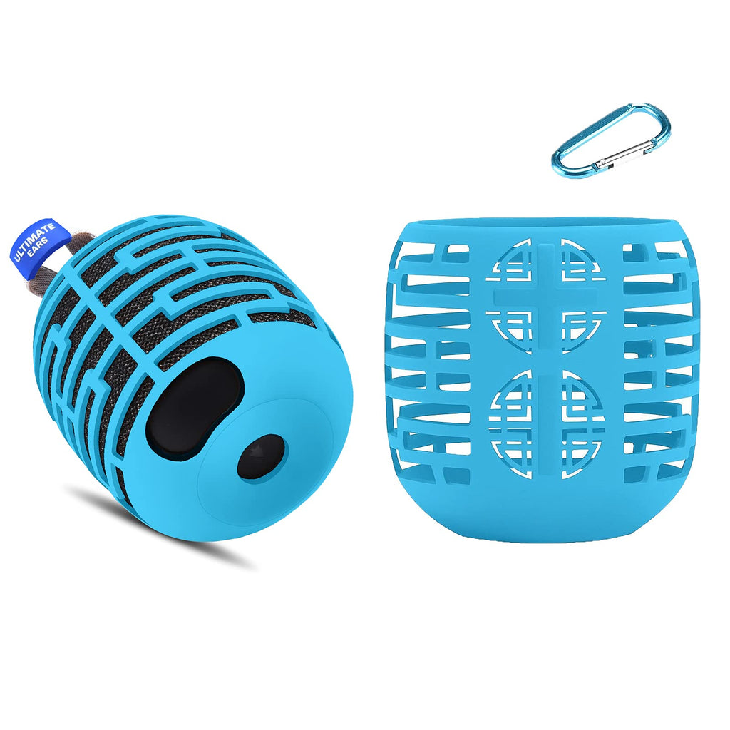 [Australia - AusPower] - Soft Travel Case for Ultimate Ears WONDERBOOM 2 Portable Bluetooth Speaker，Carring Silicone Case Compatible with UE wonderboom 2 Speaker (Blue) Blue 