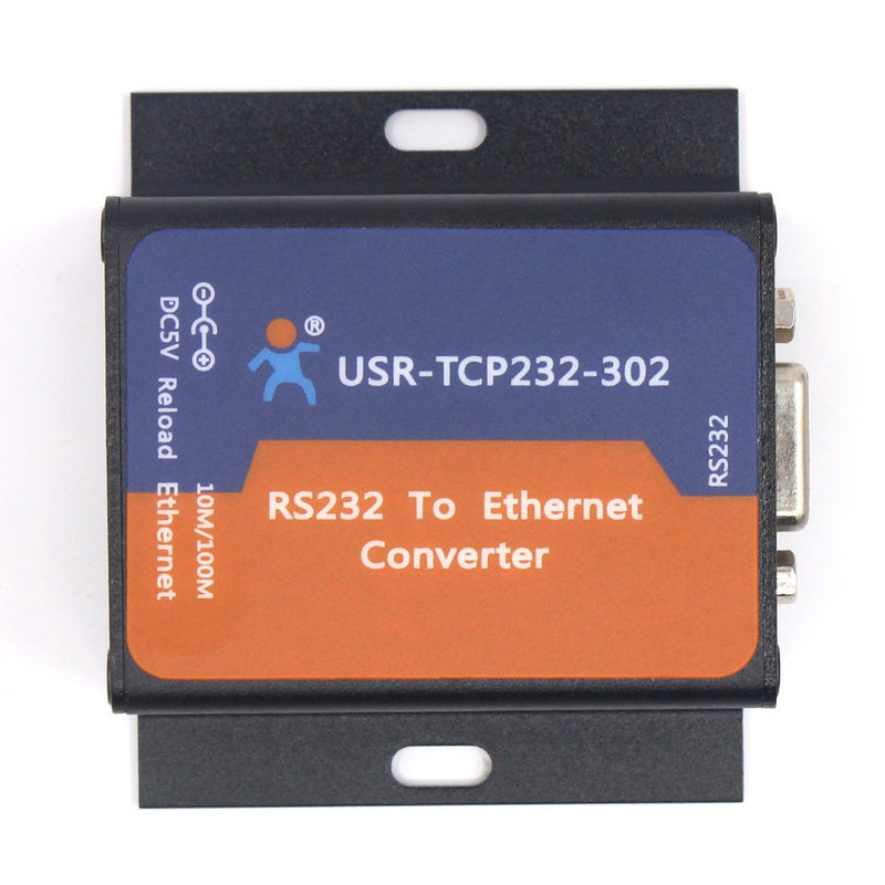 [Australia - AusPower] - PUSR USR-TCP232-302 Serial RS232 to Ethernet TCP IP Server Module Ethernet Converter Support DHCP/DNS 