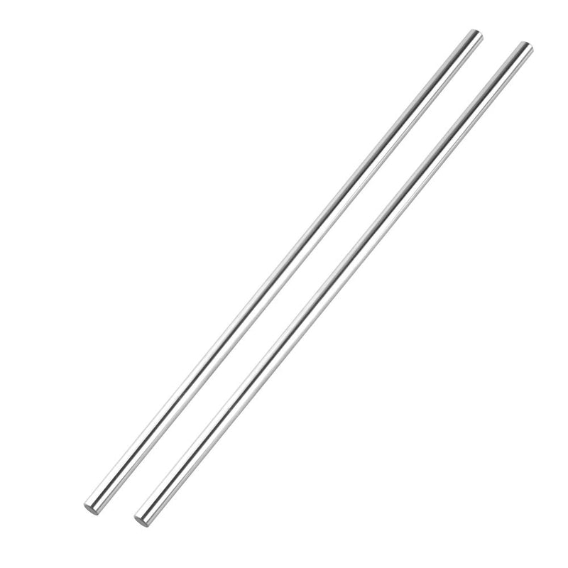 [Australia - AusPower] - XIAOSHI 2-Pack 8mm 300mm Case Hardened Plated Steel for Linear Motion Rods Shafts Guides Type-1 