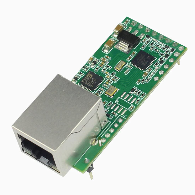 [Australia - AusPower] - PUSR USR-TCP232-T2 Tiny Serial Ethernet Converter Module Serial UART TTL to Ethernet TCPIP Module Support DHCP and DNS (1Piece) 1Piece 