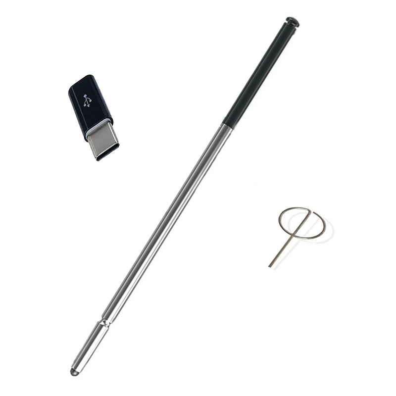 [Australia - AusPower] - G Stylus 5G Pen Replacement for Motorola Moto G Stylus 5G (2021) XT2131 All Verison Touch Pen (Black)+Eject Pin+Type-c Adapter 