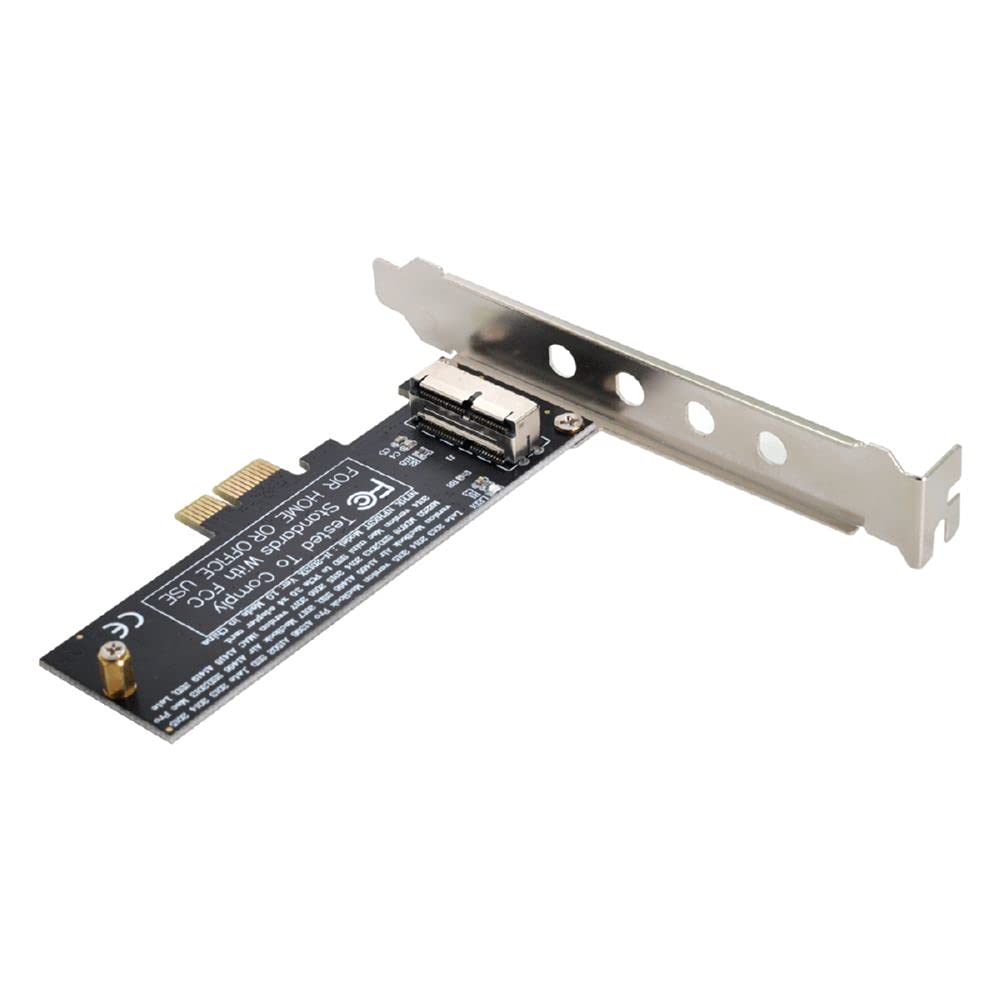 [Australia - AusPower] - Cablecc PCI Express PCI-E 1X to 12+16Pin 2013-2017 Mac Pro Air SSD Convert Card for A1493 A1502 A1465 A1466 Black PCI-E 1X 