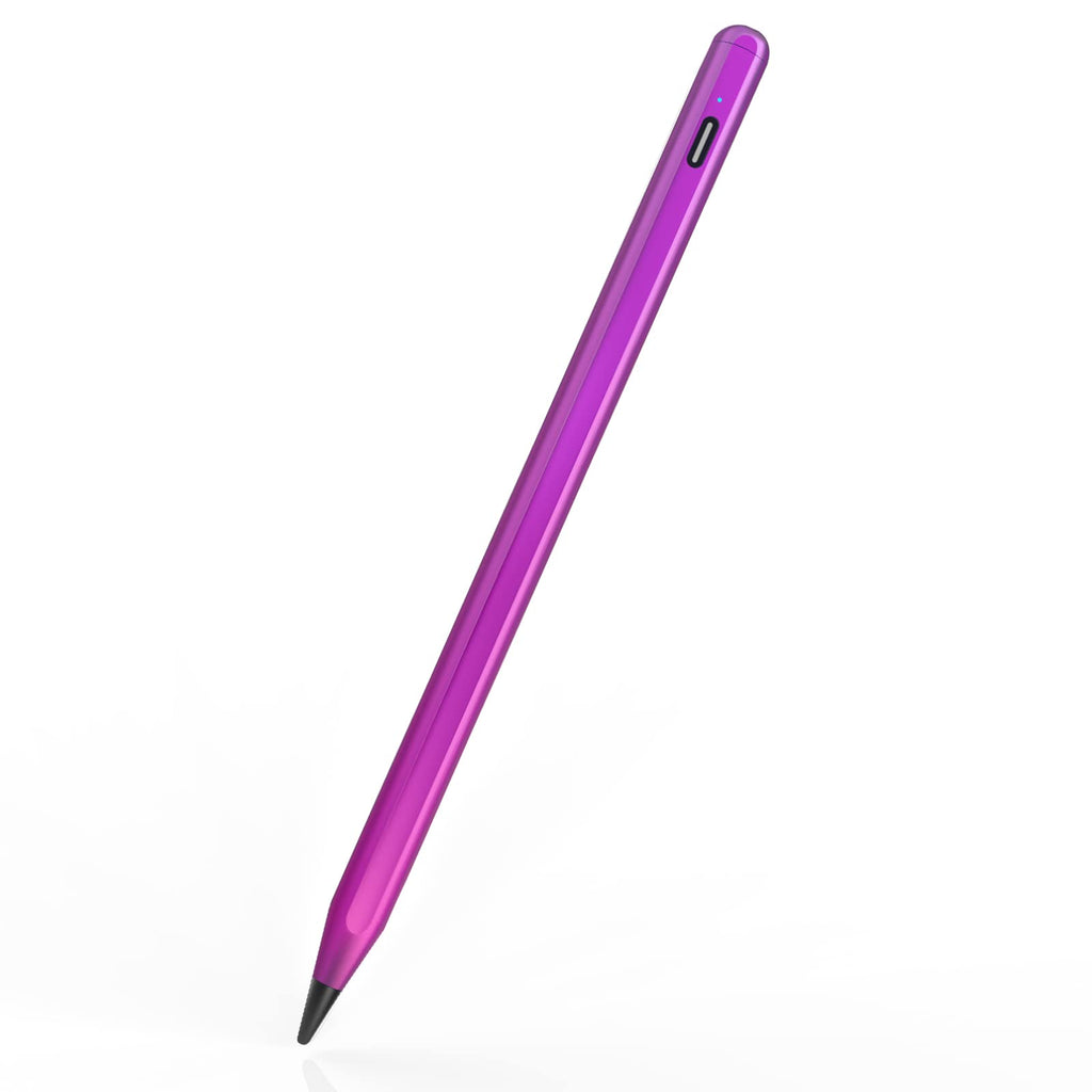 [Australia - AusPower] - Stylus Pencil for iPad Mini 6 Generation, Active Pen with Palm Rejection Compatible with (2018-2021) Apple iPad 9th 8th 7th 6th Gen/iPad Pro 11 & 12.9 inches/iPad Air 4th 3rd Gen/iPad Mini 5th 6th Gen Purple 
