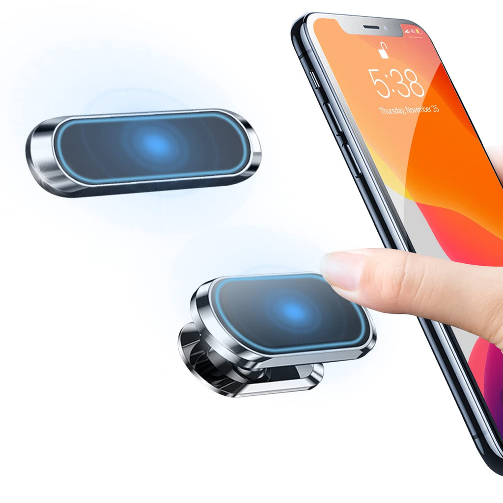[Australia - AusPower] - [2 Pack] Knovotch Magnetic Car Mount, [Super Magnets] Magnetic Phone Holder for Car, [360° Rotation] Car Magnetic Phone Mount Compatible with iPhone, Samsung, and More… 
