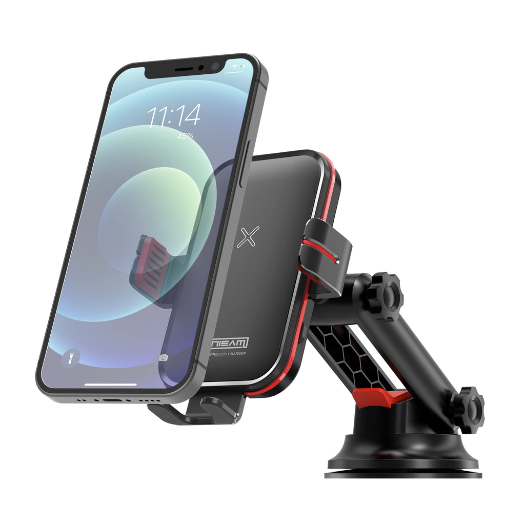 [Australia - AusPower] - ANISAM Wireless Car Charger 15W/10W/7.5W Fast Charging Auto Clamping Car Wireless Charger Air Vent Car Phone Holder Mount Compatible with iPhone13/13 Pro Max, 12/12 Pro Max/12 Mini/11,Galaxy S21/S20 