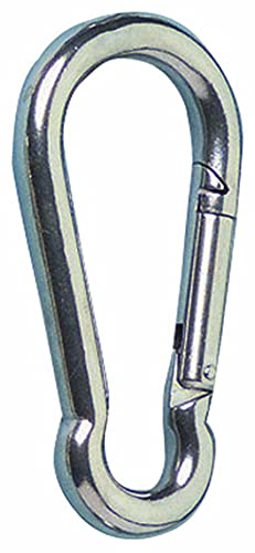 [Australia - AusPower] - Smart Marine 316 Stainless Steel Spring Snap Hook Carabiner (03x30mm (1-1/8" x1/8"), 01-Pack) 03x30mm (1-1/8" x1/8") 