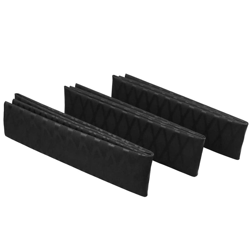 [Australia - AusPower] - WOER 3PCS Fishing Rod Shrink Wrap 2:1 Dia 1.2", 1.4", 1.6" Fishing Rod Grip Wrap Industrial Heat Shrink Tubing Fly Fishing Accessories L:3M Black 3*Φ30mm 