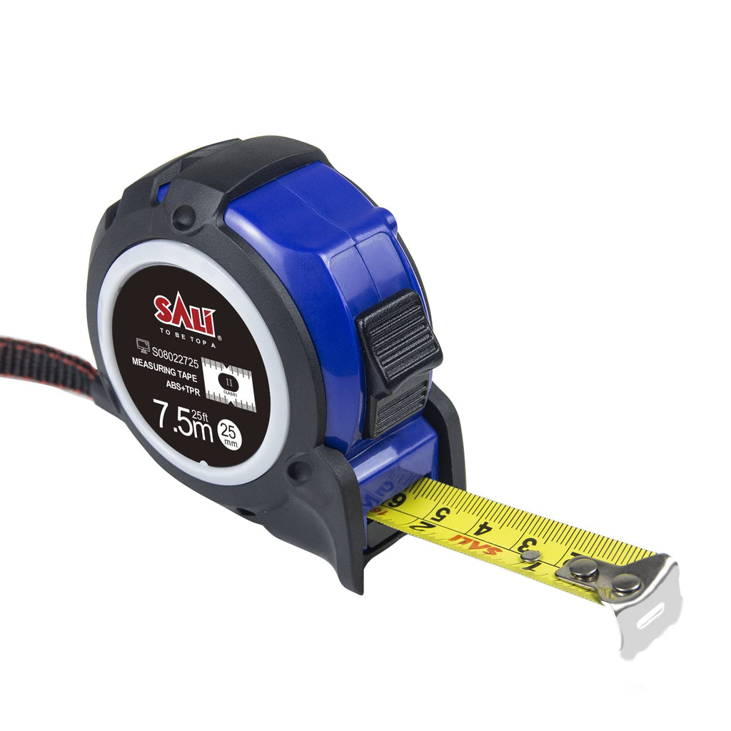 [Australia - AusPower] - SALI Tape Measure Metric with Fractions Measuring Easy Read Millimeter Telescoping Tape Retractable Engineer Scale Tape Measure Metric and Inches （25Ft/7.5m*25mm） 