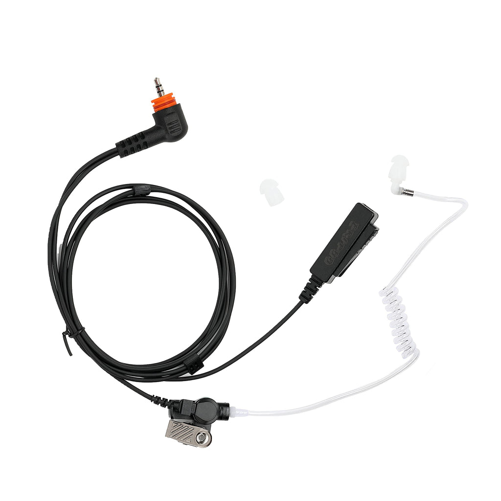 [Australia - AusPower] - SL300 Two Way Radio Earpiece with PTT Compatible with Motorola SL7550 7580 7590 SL4000 SL3500e SL1K Walkie Talkie Reinforced Cable Acoustic Tube Headset with Mic-ERIPHA (Air-Tube Headset) 