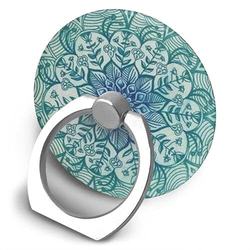 [Australia - AusPower] - Mandala Lotus Flowers Mobile Phone Ring Holder Finger Grip 360 Degree Rotation Finger Ring Cell Phone Stand Compatible with All Smartphone 